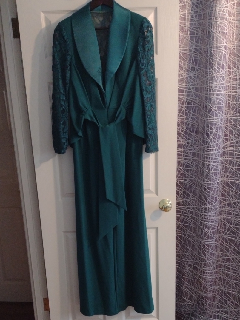Tadashi Shoji Duru Tie Sash  Jumpsuit